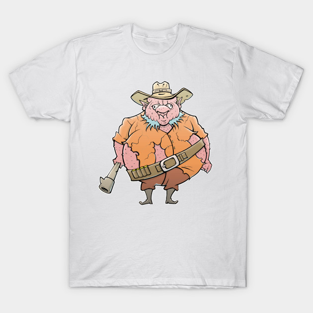 Cowboy Monster T-Shirt-TOZ